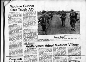 Machine Gunner Cites Tough AO, Cavalair Article, by SP5 Don Graham